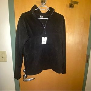 Colorado Clothing Fleece XS Black quarter zip jacket NWT